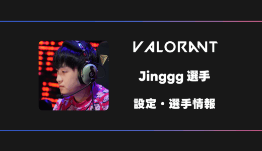 【VALORANT】Jinggg(ジン)選手の感度・設定・デバイス