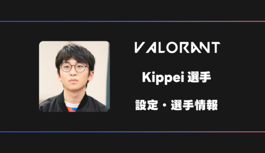 【VALORANT】Kippei(キッペイ)選手の感度・設定・デバイス